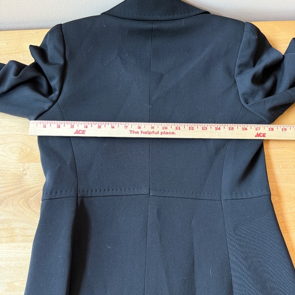 CINZIA ROCCA COAT WOOL KNEE LENGTH LINED LUXURY MINIMALIST CLASSIC TIMELESS 8 - Picture 9 of 13